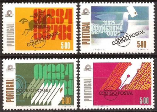 Poštové známky Portugalsko 1978 Uvedení PSÈ Mi# 1417-20