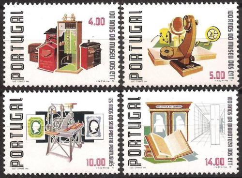 Poštové známky Portugalsko 1978 Poštovní múzeum, 100. výroèie Mi# 1424-27 Kat 5€