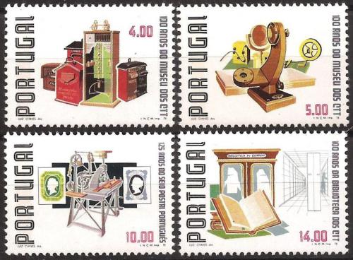 Potov znmky Portugalsko 1978 Potovn mzeum, 100. vroie Mi# 1424-27 Kat 5