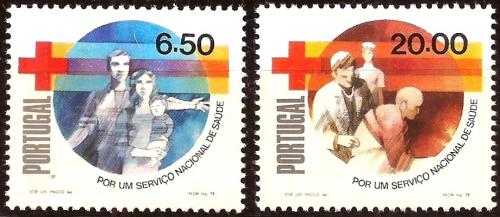 Poštové známky Portugalsko 1979 Státní zadravotnictví Mi# 1467-68