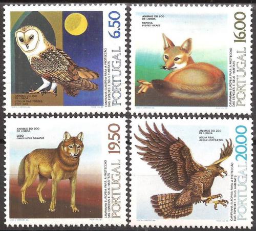 Poštové známky Portugalsko 1980 Zvieratá v ZOO Lisabon Mi# 1490-93