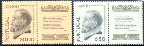 Poštové známky Portugalsko 1980 Luís de Camões, básník Mi# 1494-95