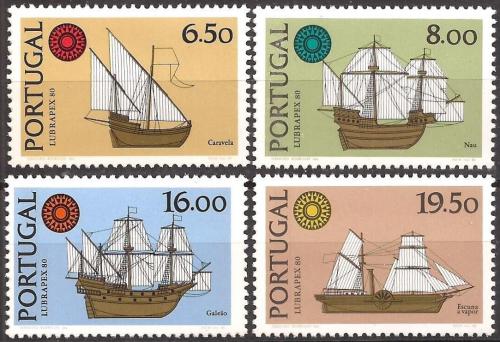 Poštové známky Portugalsko 1980 Lode Mi# 1504-07 Kat 5€