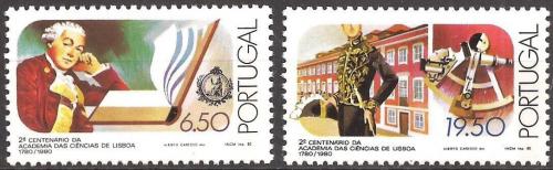 Poštové známky Portugalsko 1980 Vìdecká akademie, 200. výroèie Mi# 1510-11