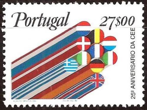 Poštová známka Portugalsko 1982 EHS, 25. výroèie Mi# 1556