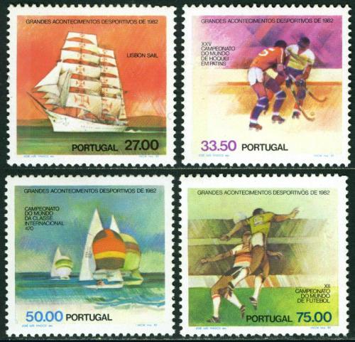 Poštové známky Portugalsko 1982 Šport Mi# 1558-61 Kat 13€