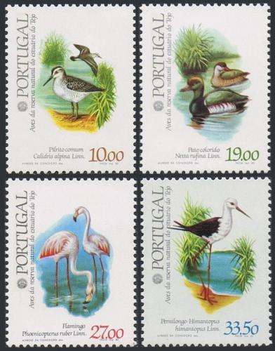 Poštové známky Portugalsko 1982 Vtáci Mi# 1569-72 Kat 8.50€