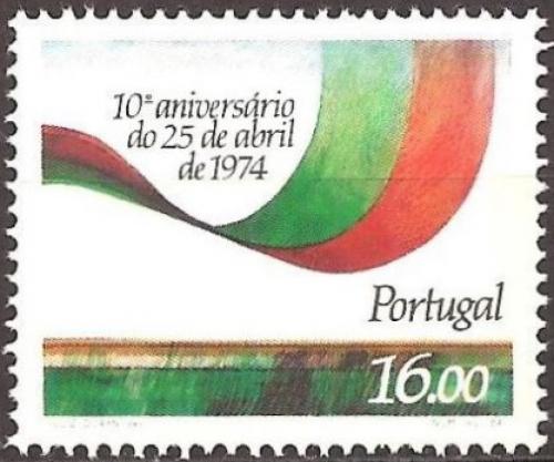 Poštové známky Portugalsko 1984 Karafiátová revolúcia, 10. výroèie Mi# 1629