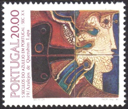 Poštová známka Portugalsko 1985 Ozdobná kachle, azulej Mi# 1665