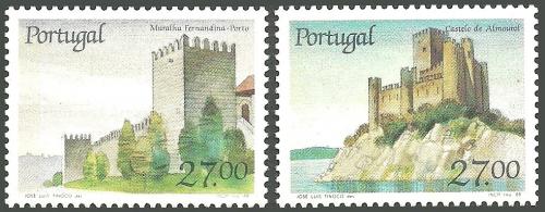 Poštové známky Portugalsko 1988 Hrady Mi# 1739-40