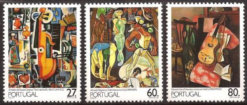 Poštové známky Portugalsko 1988 Umenie 20. storoèie Mi# 1759-61 Kat 4.80€
