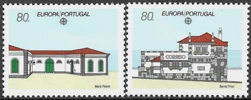Poštové známky Portugalsko 1990 Európa CEPT, pošta Mi# 1822-23 Kat 7.50€