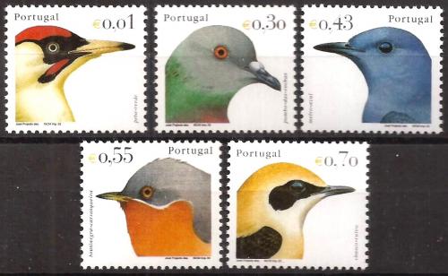 Poštové známky Portugalsko 2003 Vtáci Mi# 2642-46