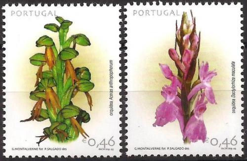 Poštové známky Portugalsko 2003 Orchideje Mi# 2657-58