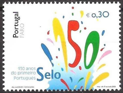 Poštová známka Portugalsko 2003 První portugalské známky, 150. výroèie Mi# 2706