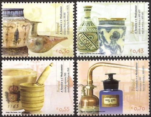 Poštové známky Portugalsko 2003 Historická lékárna Mi# 2734-37