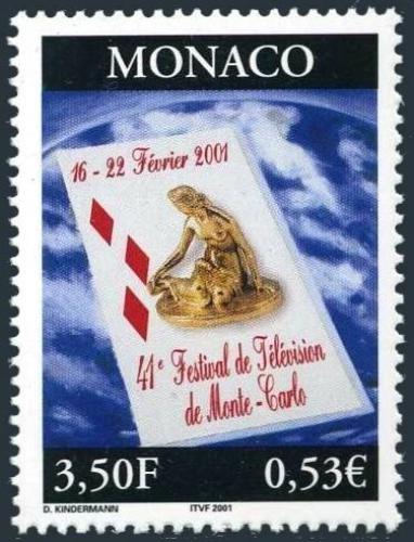 Poštová známka Monako 2001 Mezinárodní filmový festival Monte Carlo Mi# 2547