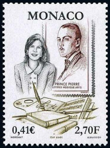 Poštová známka Monako 2001 Princ Pierre a princezna Caroline Mi# 2552
