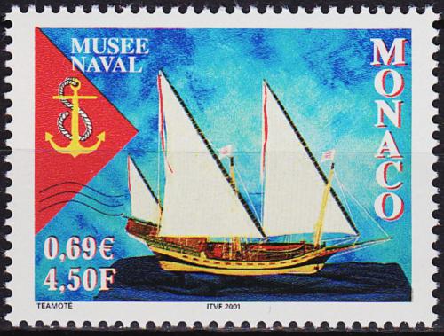 Poštová známka Monako 2001 Múzeum lodí Mi# 2557