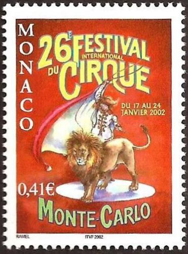 Poštová známka Monako 2002 Cirkus Monte Carlo Mi# 2571