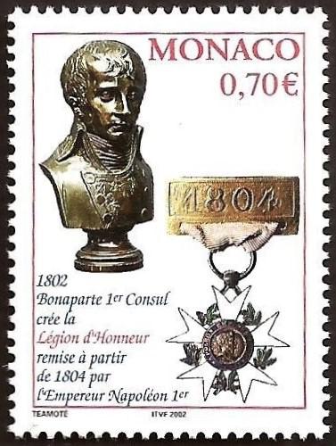 Poštová známka Monako 2002 Cisár Napoleon I. Mi# 2593