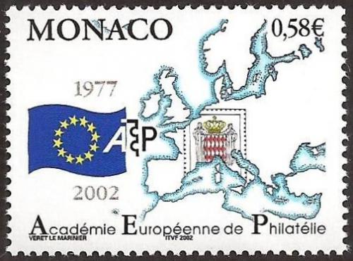 Poštová známka Monako 2002 Evropská filatelistická akademie, 25. výroèie Mi# 2598