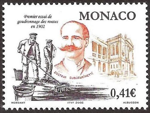 Poštová známka Monako 2002 Ernest Guglielminetti, švýcarský lékaø Mi# 2602