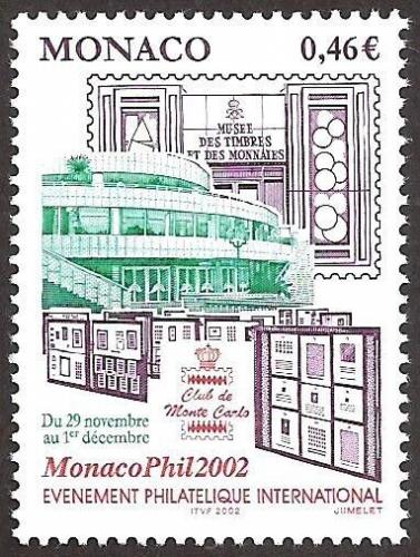 Poštová známka Monako 2002 Mezinárodní výstava MONACOPHIL ’02 Mi# 2603