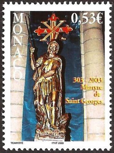Poštová známka Monako 2002 Svätý Juraj Mi# 2634