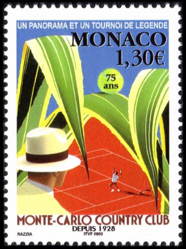 Poštová známka Monako 2003 Tenisový turnaj v Monte Carlo Mi# 2641