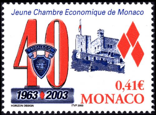 Poštová známka Monako 2003 Hospodáøská komora mládeže, 40. výroèie Mi# 2643