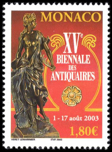 Poštová známka Monako 2003 Socha Mi# 2651