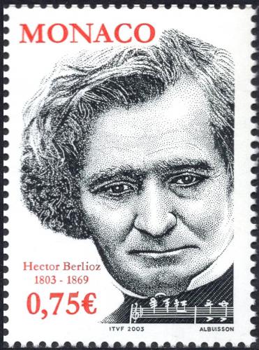 Poštová známka Monako 2003 Hector Berlioz, skladatel Mi# 2654
