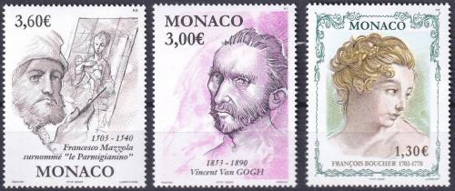 Poštové známky Monako 2003 Malíøi Mi# 2656-58 Vysoký nominál !!!
