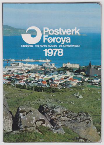 Roèníkové album Faerské ostrovy 1978 Mi# 31-41