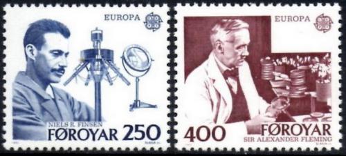 Poštovní známky Faerské ostrovy 1983 Evropa CEPT, velká díla civilizace Mi# 84-85