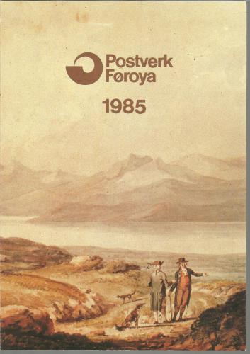 Roèníkové album Faerské ostrovy 1985 Mi# 112-29 Kat 34€