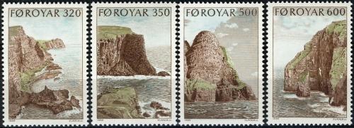Potov znmky Faersk ostrovy 1989 tes Suðuroy Mi# 190-93 Kat 6