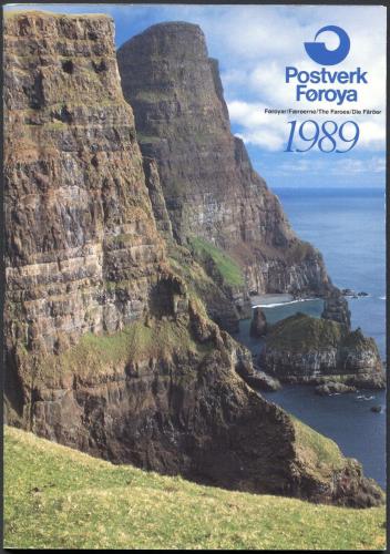 Roèníkové album Faerské ostrovy 1989 Mi# 179-93 Kat 28.50€