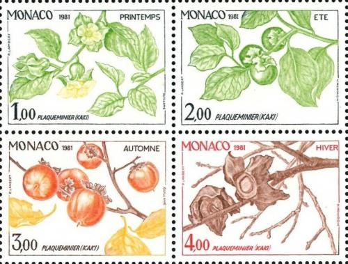 Poštové známky Monako 1981 Tomel japonský Mi# 1502-05 Kat 5€