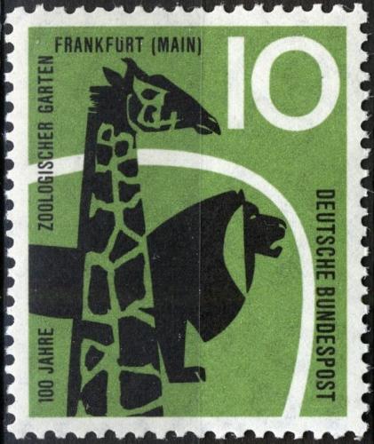 Potov znmka Nemecko 1958 Fauna Mi# 288