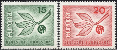 Potov znmky Nemecko 1965 Eurpa CEPT Mi# 483-84