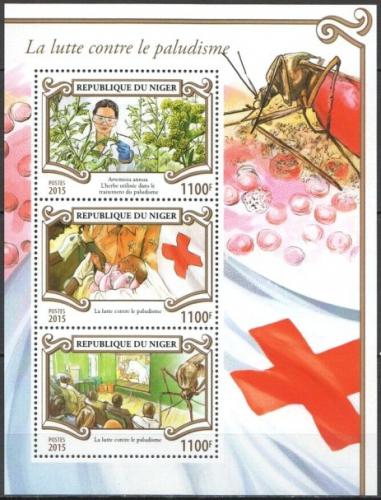 Poštové známky Niger 2015 Boj proti malárii Mi# 3582-84 Kat 13€
