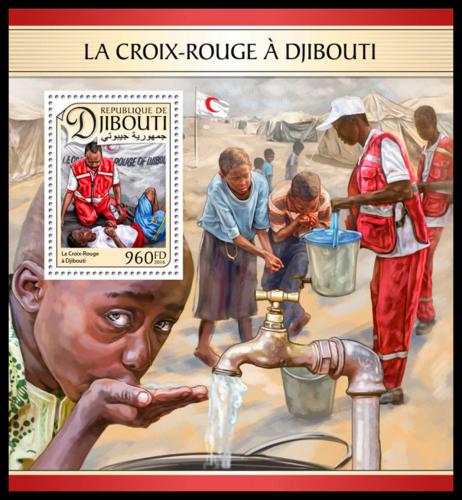 Poštová známka Džibutsko 2016 Èervený kríž Mi# Block 487 Kat 10€