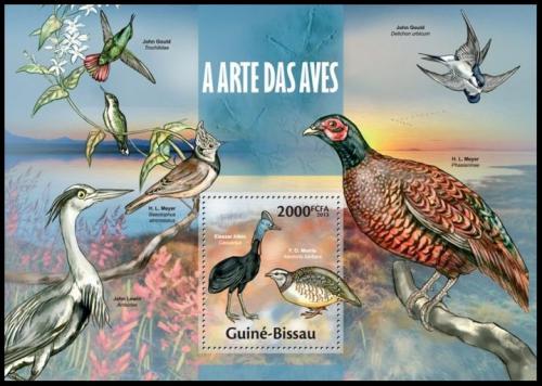 Poštová známka Guinea-Bissau 2013 Vtáci Mi# Block 1171 Kat 8€