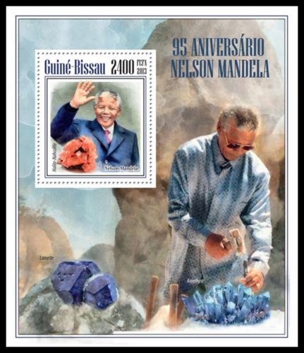 Poštová známka Guinea-Bissau 2013 Nelson Mandela Mi# Block 1219 Kat 10€