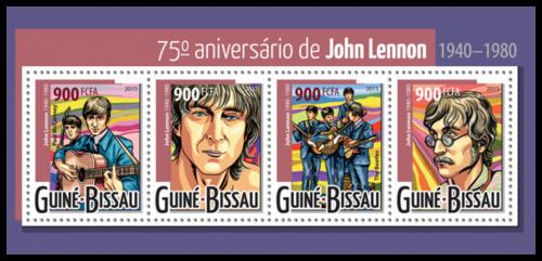Poštové známky Guinea-Bissau 2015 John Lennon, The Beatles Mi# 8016-19 Kat 14€