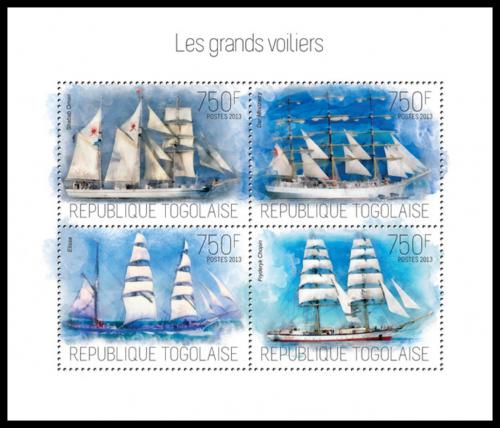 Poštové známky Togo 2013 Plachetnice Mi# 5346-49 Kat 12€