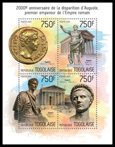 Poštové známky Togo 2014 Julius Caesar Mi# 5717-20 Kat 12€
