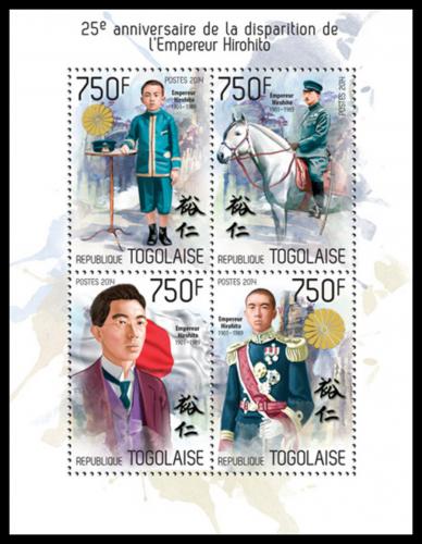 Poštové známky Togo 2014 Cisár Hirohito Mi# 5762-65 Kat 12€